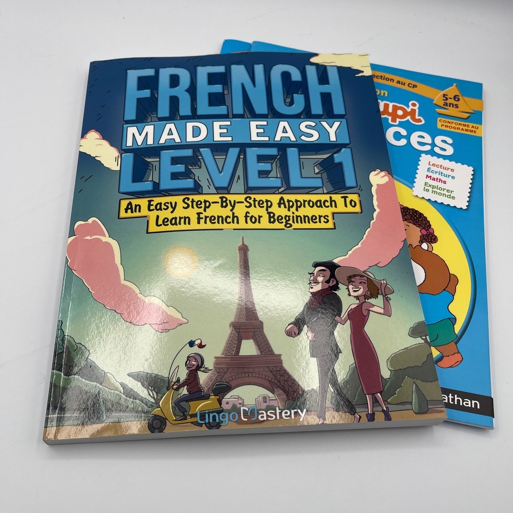 French Language Learning 3 Book Bundle Kids Level